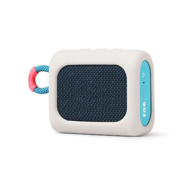 For JBL GO3 Dust-proof Silicone Case Anti-fall Speaker Case, Black, Red, Gray, Blue