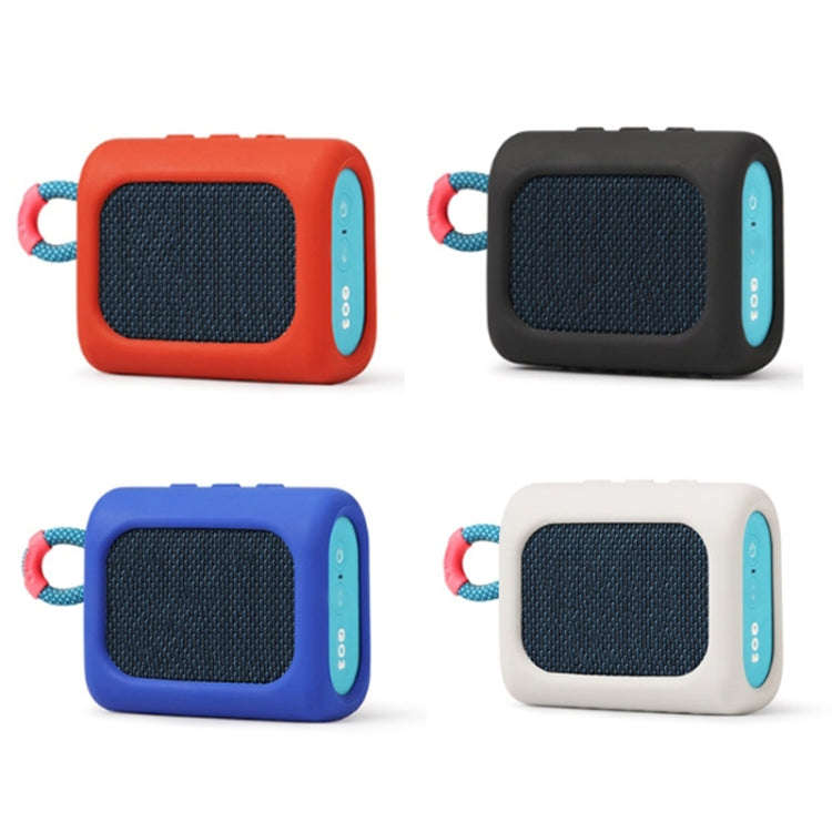 For JBL GO3 Dust-proof Silicone Case Anti-fall Speaker Case, Black, Red, Gray, Blue