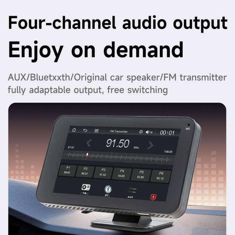 CarPlay/Android Auto Wireless Screen Projection Portable MP5