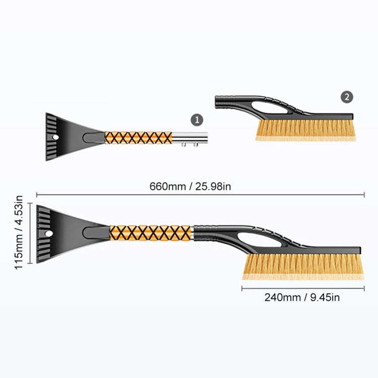 SUITU Removable Snowproof Shovel Sweeping Snow Brush, ST-3910, ST-3909, ST-3908