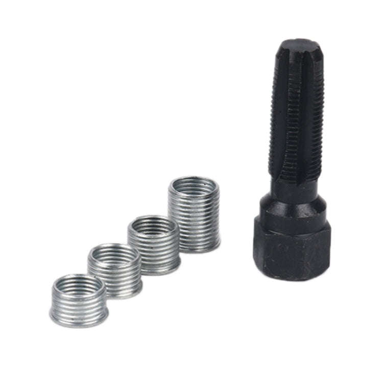 14mm Spark Plug Hole Thread Repair Tool Tap Regenerator, 5 PCS/Set