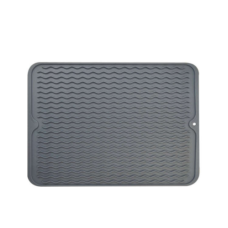 TPR Thickened Thermal Pad Wave Pattern Drain Anti-Slip Mat, Khaki Blue, Khaki Pink, Khaki Gray