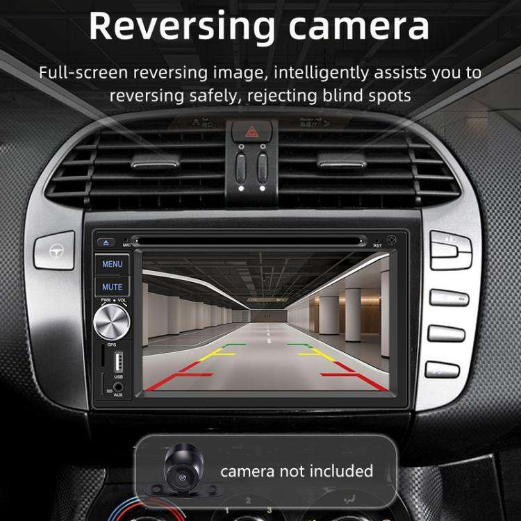 6.2 inch Bluetooth AUX Mobile Phone Interconnection USB Interface Car DVD