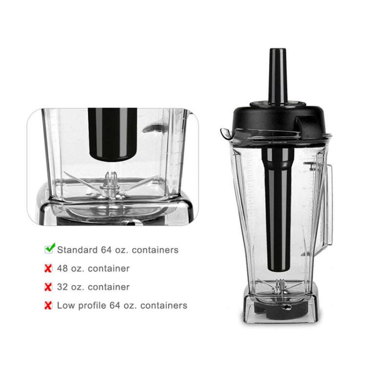 For Vitamix 760/5000/5200 Blenders Standard 64oz Container Blender Tamper Tool, Stirring Stick