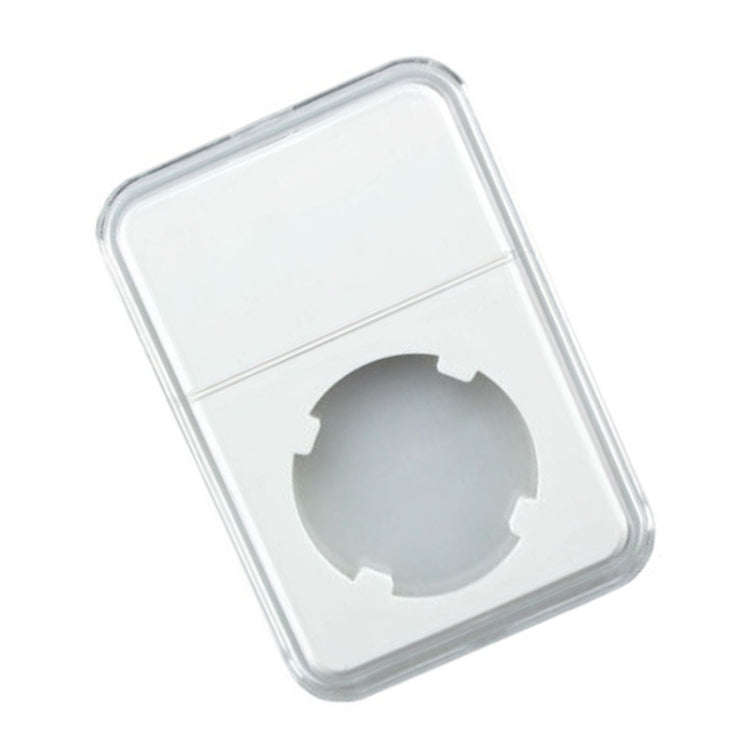 Commemorative Coin Identification Rating Box Coin Collection Box, Color: White (40mm), White (25m...