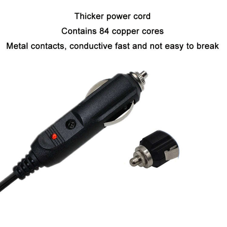 3 in 1 120W Car Cigarette Lighter Independent Switch Dual USB Charger, ZNB03S