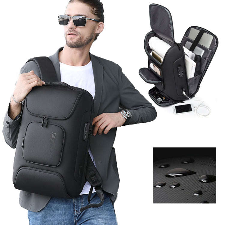 BANGE  BG-7216plus Antitheft Waterproof Travel Men Backpack 15.6 Inch Laptop Bag, BG-7216plus (Bl...