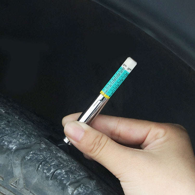 0-25mm Car Tyre Tread Depth Gauge, Monochrome, Bicolour