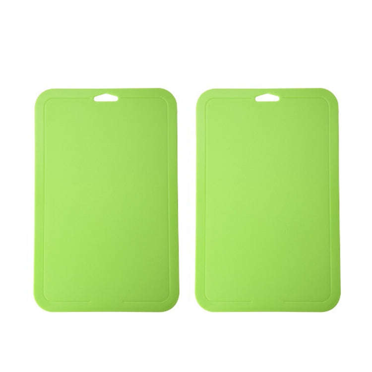 2pcs Baby Auxiliary Cutting Board Fruit and Vegetable Cutting Plastic Board, 2pcs Pink, 2pcs Green