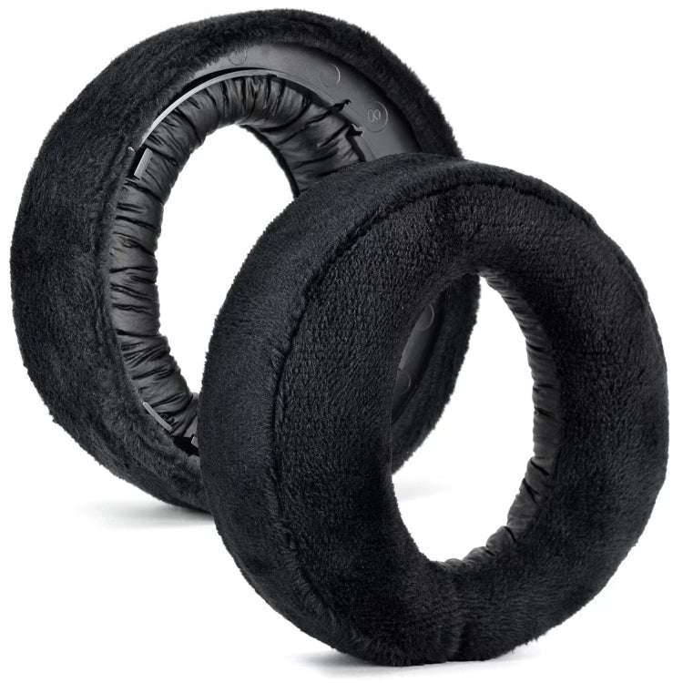 For Sony PS5 Wireless Pulse 3D 2pcs Headphone Replacement Earpads, Velvet, Burlap Gray, Football ...