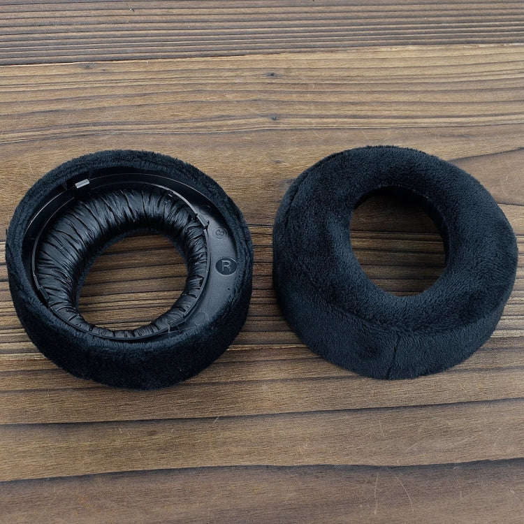 For Sony PS5 Wireless Pulse 3D 2pcs Headphone Replacement Earpads, Velvet, Burlap Gray, Football ...