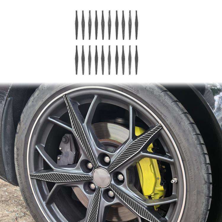 For Chevrolet Corvette C8 20pcs /Set Wheel Trim Stickers
