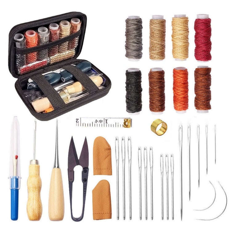 Hand Sew DIY Leather Goods Sewing Kit Set, 32 in 1