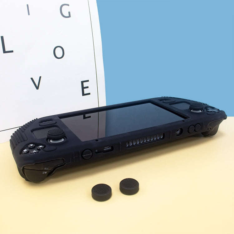 For Steam Deck V V4-1 Silicone Non-slip Protective Case for Pocket Consoles with Holder Function,...