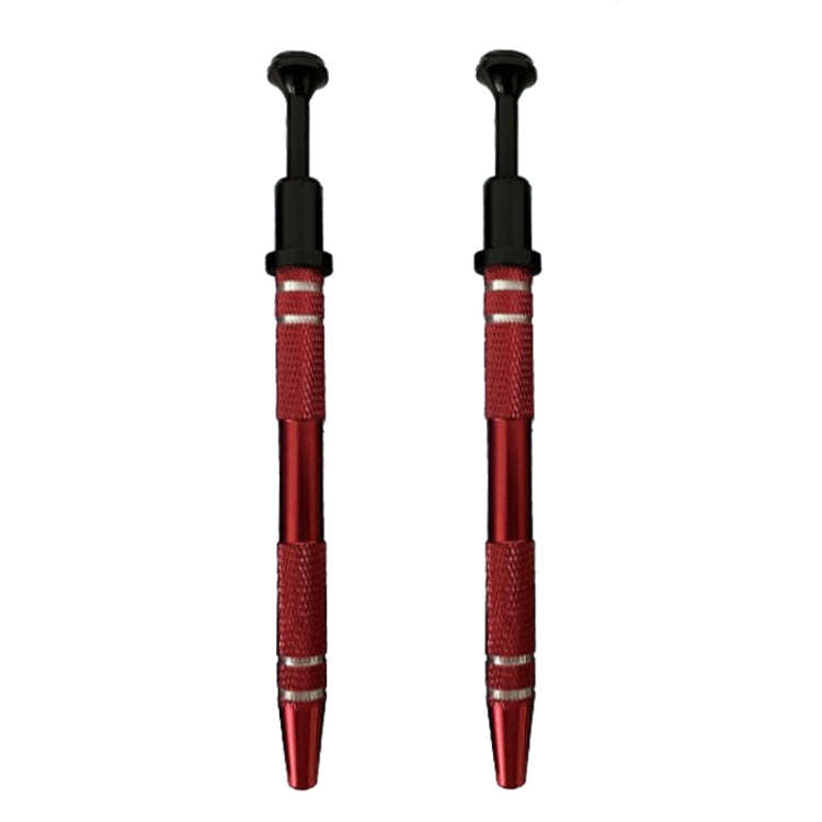 2pcs IC Chip Picker Electronic Component Parts Picker Capacitor IC Grabber Clips, 2pcs Red, 2pcs ...