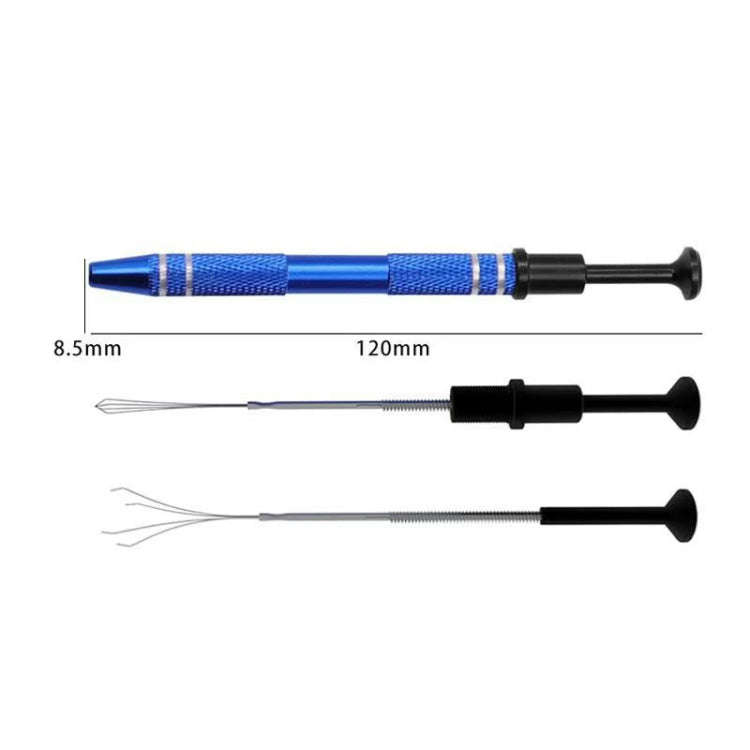 2pcs IC Chip Picker Electronic Component Parts Picker Capacitor IC Grabber Clips, 2pcs Red, 2pcs ...