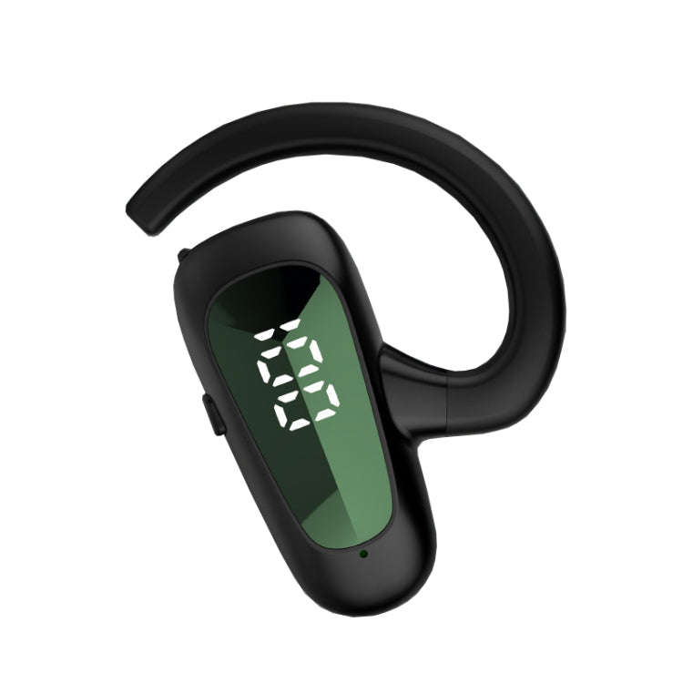 Bone Conduction Concepts Digital Display Stereo Bluetooth Earphones, Style:, Single Ear