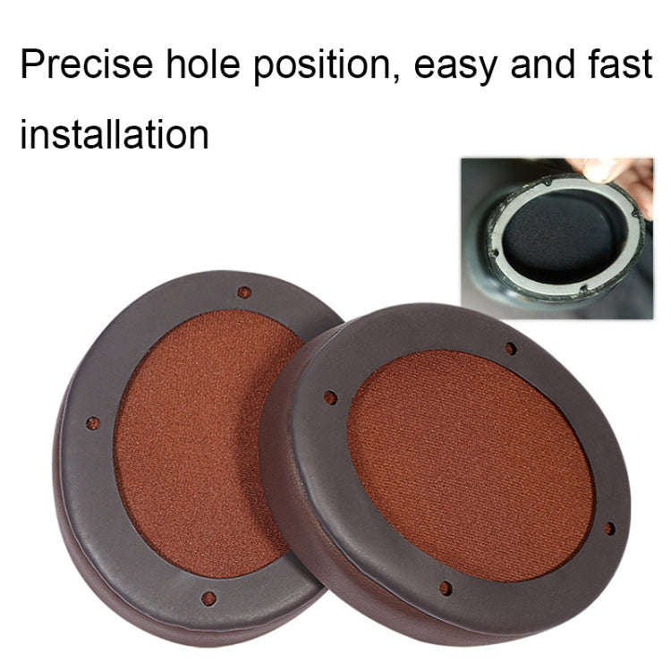 For Edifier W855BT 2pcs Headset Soft and Breathable Sponge Cover, Color: Black Protein, Black Pro...