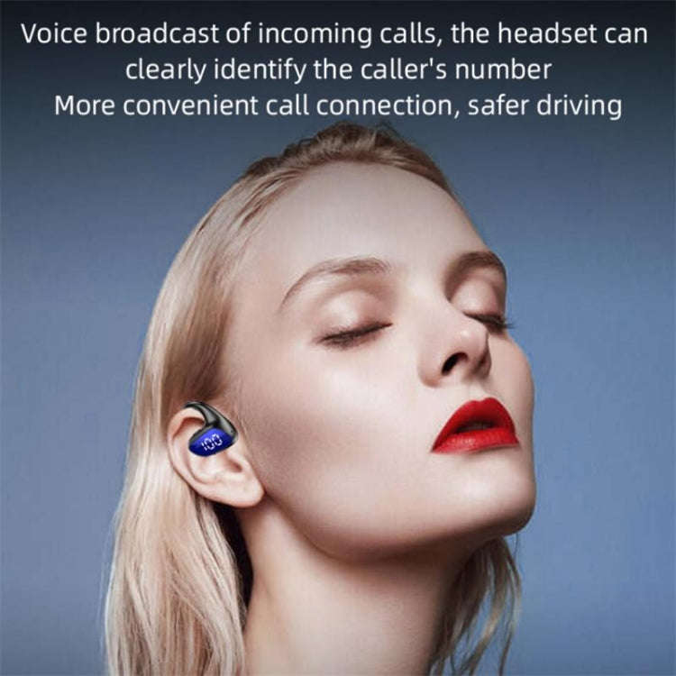 M-K8 Bluetooth Headset Ear Hanging Business Model Air Conduction Earphone, M-K8 Black, M-K8 Red, ...