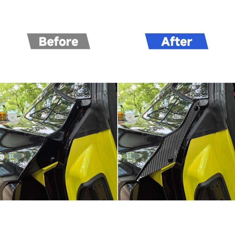 For Chevrolet Corvette C8 2pcs /Set Rear Door Inner Frame Sticker