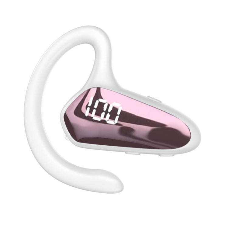 YX02 With Digital Display Hanging Ear Bone Conduction Bluetooth Headset, YX02 Black, YX02 Grey, Y...