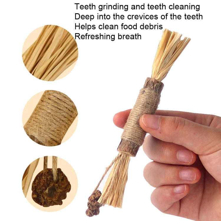 Cat Teething Stick Toy Teeth Cleaning Catnip Teasing Stick, 5pcs Lafite, 5pcs Black Feathers, 5pc...