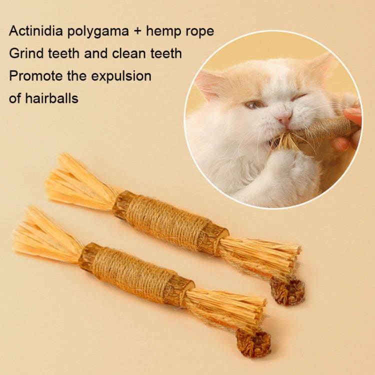 Cat Teething Stick Toy Teeth Cleaning Catnip Teasing Stick, 5pcs Lafite, 5pcs Black Feathers, 5pc...