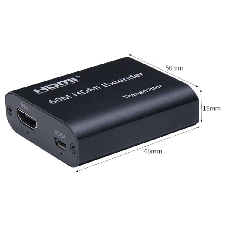 BW-HE60U HDMI Extender 60m RJ45 To HDMI Network Cable Transmission, BW-HE60U