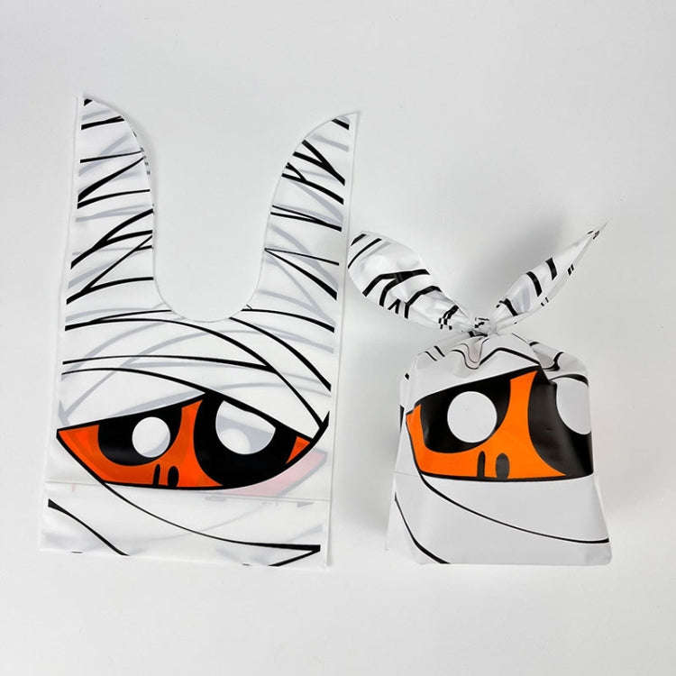 50pcs /Pack Halloween Packaging Bags Candy Snacks Treat Bags, 13.5x22cm