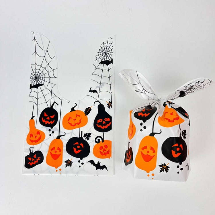 50pcs /Pack Halloween Packaging Bags Candy Snacks Treat Bags, 13.5x22cm