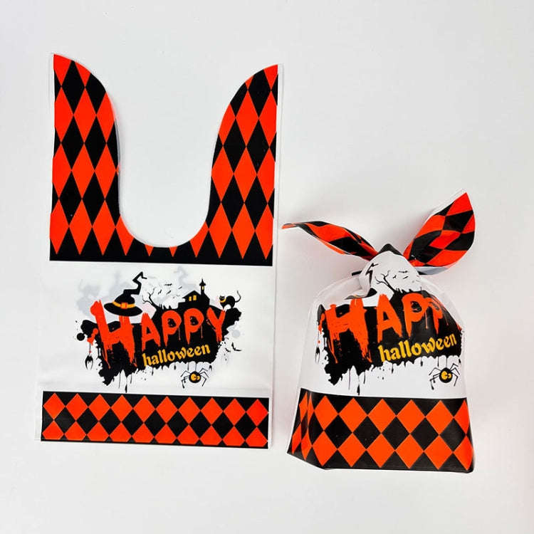 50pcs /Pack Halloween Packaging Bags Candy Snacks Treat Bags, 13.5x22cm