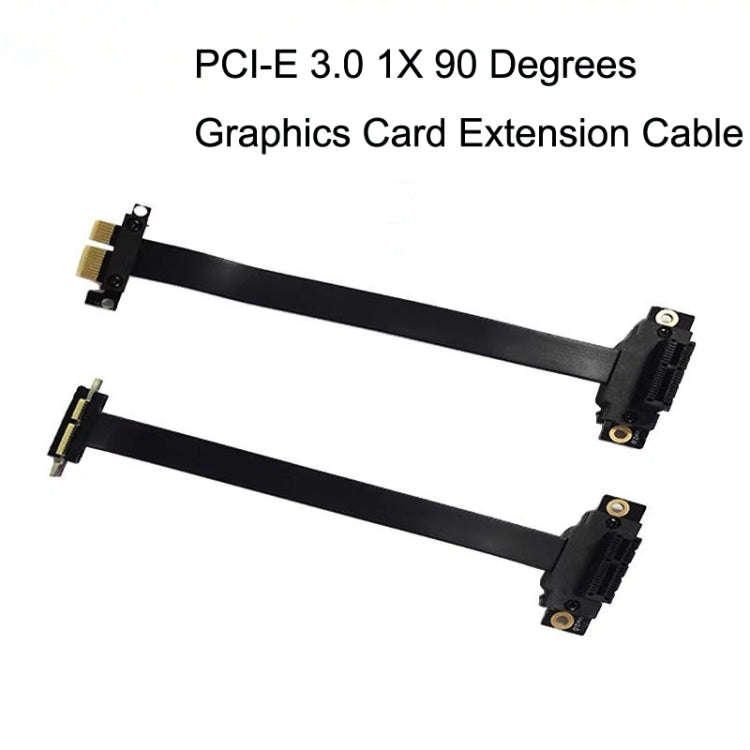 PCI-E 3.0 1X 90 Degrees Graphics Card / Wireless Network Card Extension Cable, Cable Length:, 5cm...