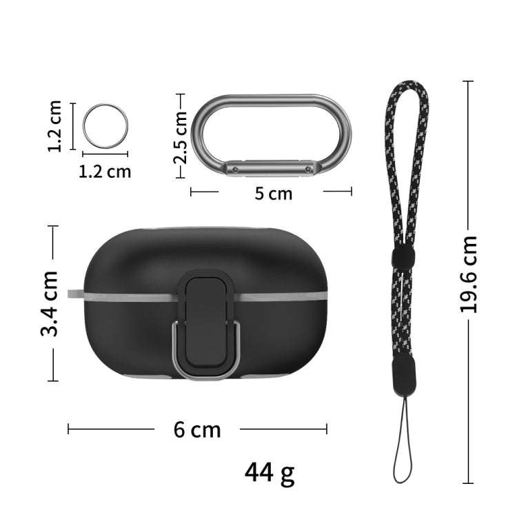 D10 For Samsung Galaxy Buds Live/Buds Pro/Buds 2 Shockproof Earphone Protective Cover Conjoined S...