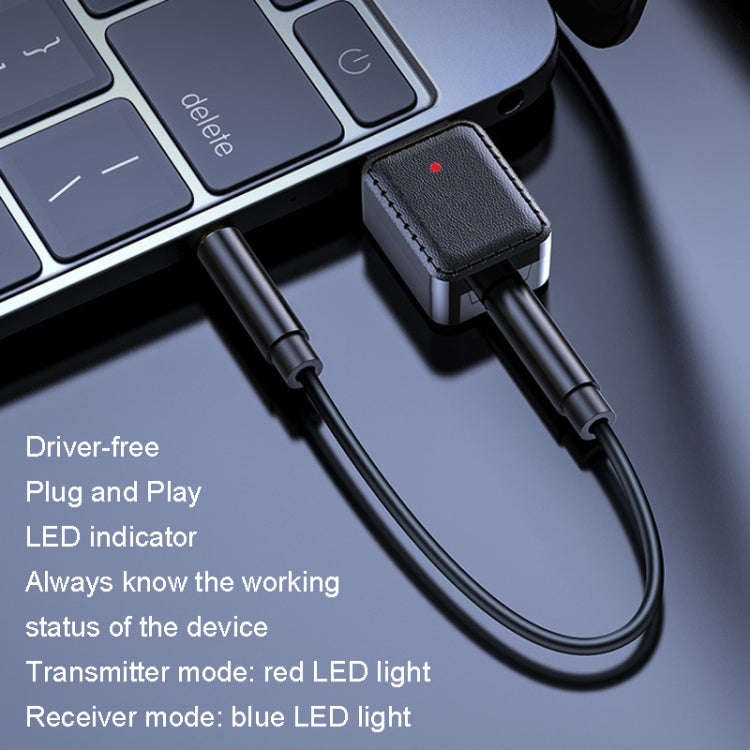 RX-TX-413 USB Bluetooth Receiving Launch 2 In 1 Adapter, RX-TX-413 Black, RX-TX-413 White