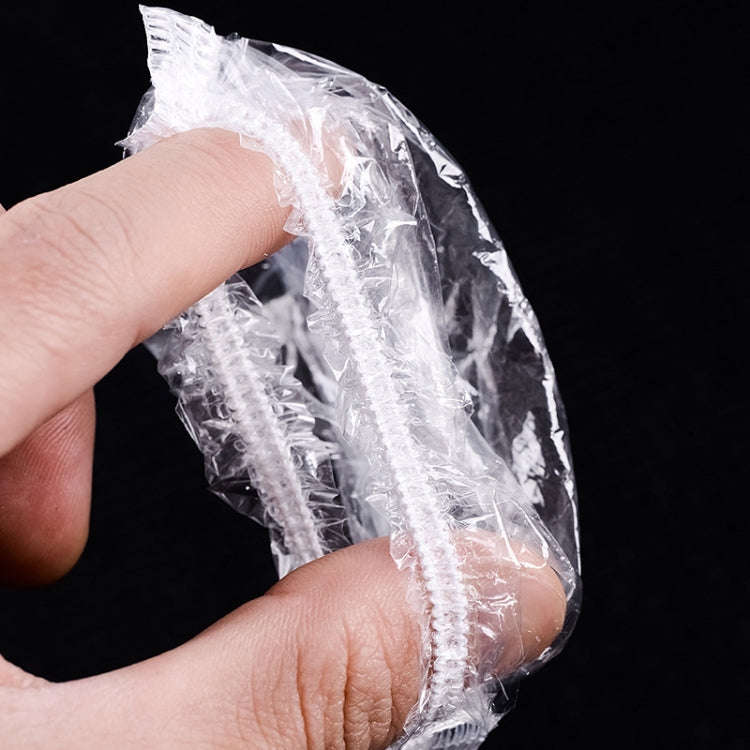 100pcs /Pack Ears Disposable Waterproof Earmuffs Hair Dyeing Bathing Beauty Waterproof Earmuffs, ...
