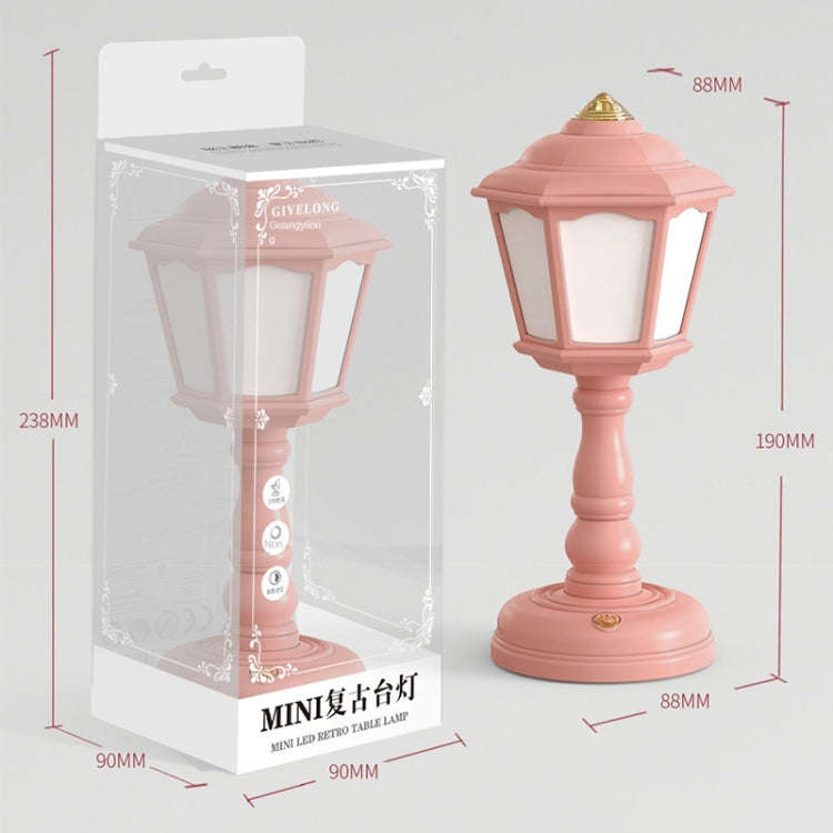 GIVELONG Retro Table Lamp USB Charging Small Night Light, Style:, 320-1 Red, 320-2 Yellow, 320-3 ...