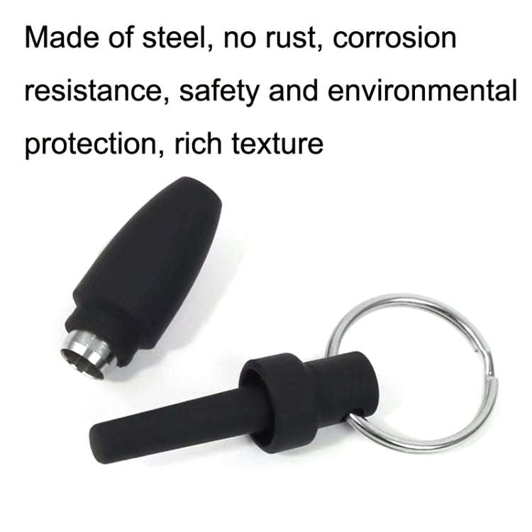 2pcs Stainless Steel Knife Blade Cigar Drill Portable Cigar Puncher, Cigar Puncher