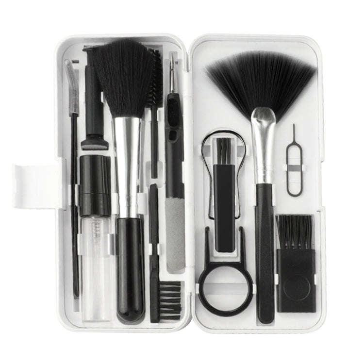 Q10 18 in1 Computer Keyboard Cleaner Brush Kit Earphone Cleaning Pen Keycap Puller, Q10
