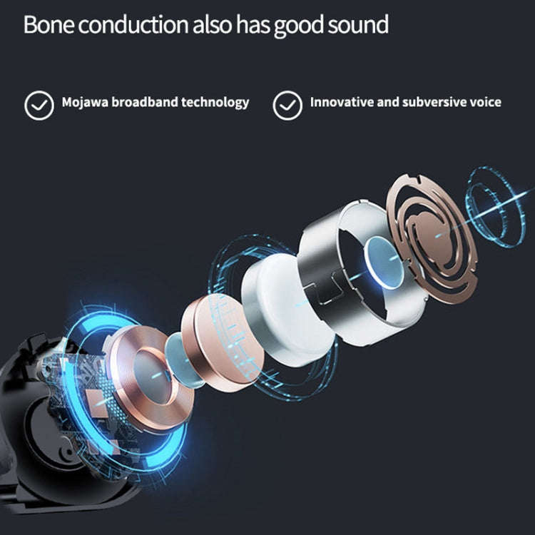 M1S Bone Conduction Stereo Vibrator Speaker Bluetooth Earphones, M1S Black, M1S Pink, M1S Red, M1...