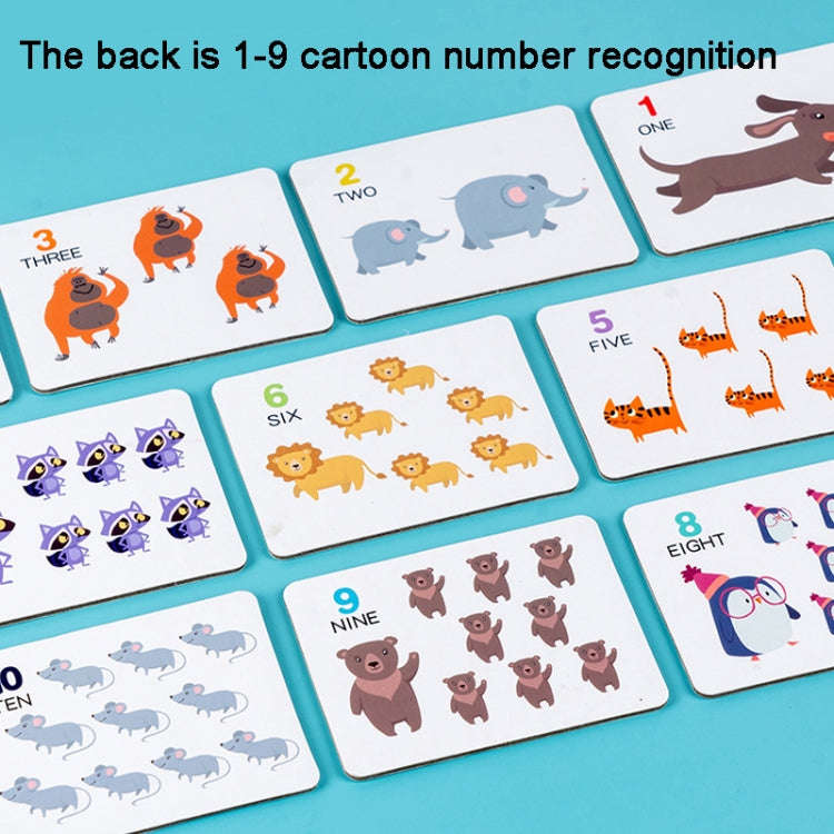 Children Number and Color Matching Clip Beads Enlightenment Teaching Aids Puzzle Early Education ...