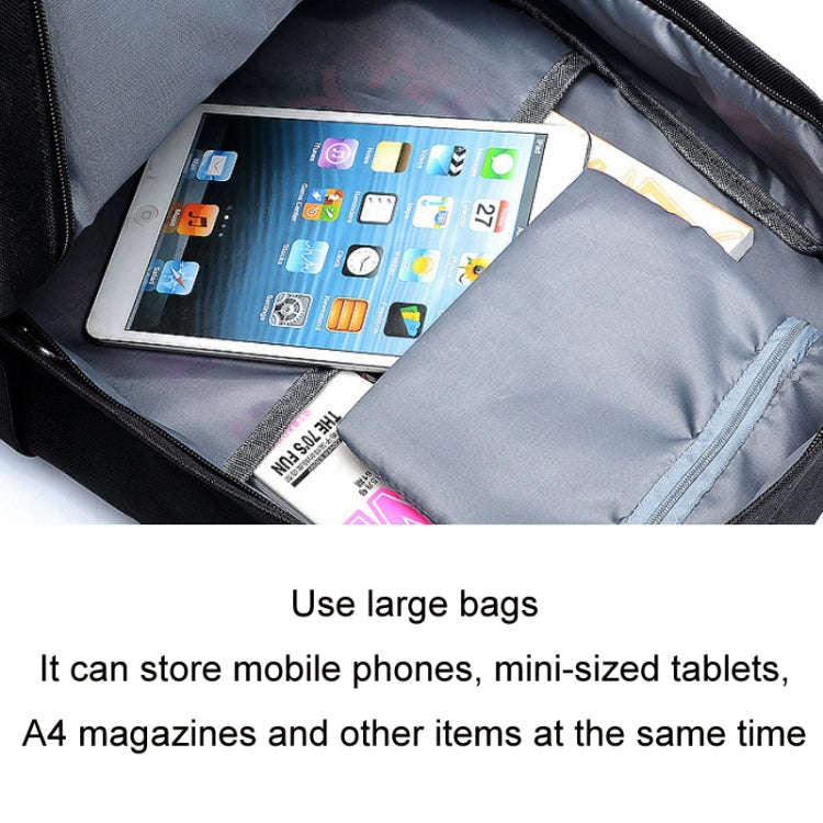 Music Prince Luminous USB Rechargeable Computer Backpack