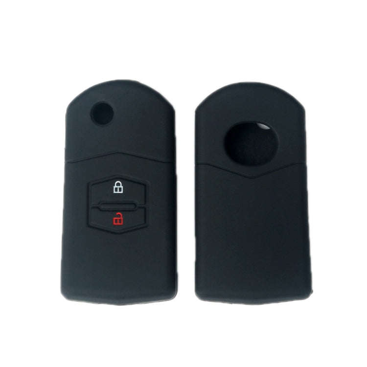 For Mazda M6/CX-5 2pcs Remote Control Folding 2 Button Silicone Case, Black, Red, Rose Red, Pink,...
