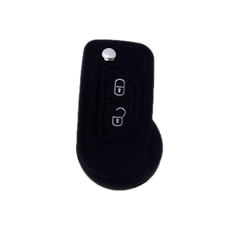 For Citroen C5/Elysee 2pcs Silicone Key Protector, Black, Red, Orange, Sea Blue, Pink, Apple Green