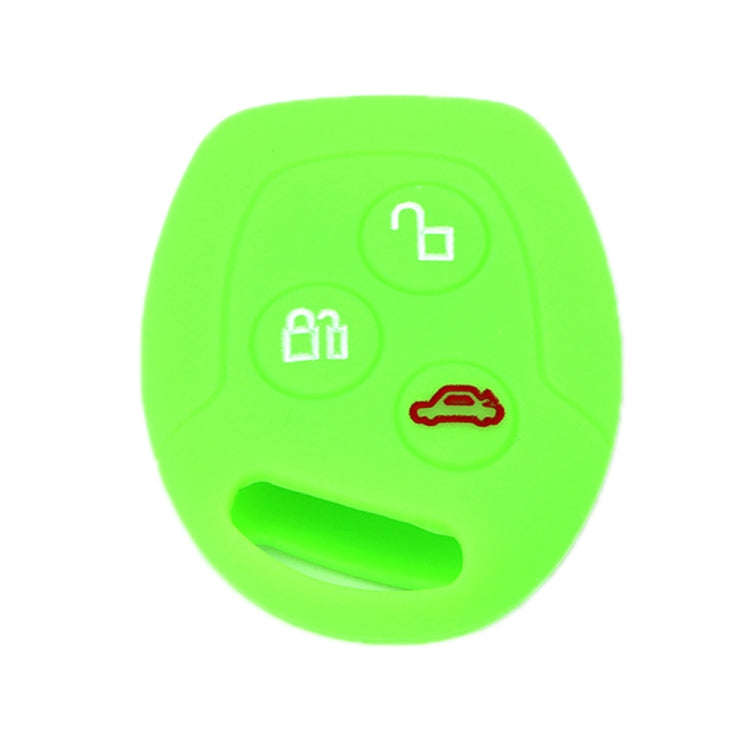 For Ford Transit/Focus 2pcs 3-Button Silicone Key Protector, Rose Red, Pink, Orange, Sea ??Blue, ...