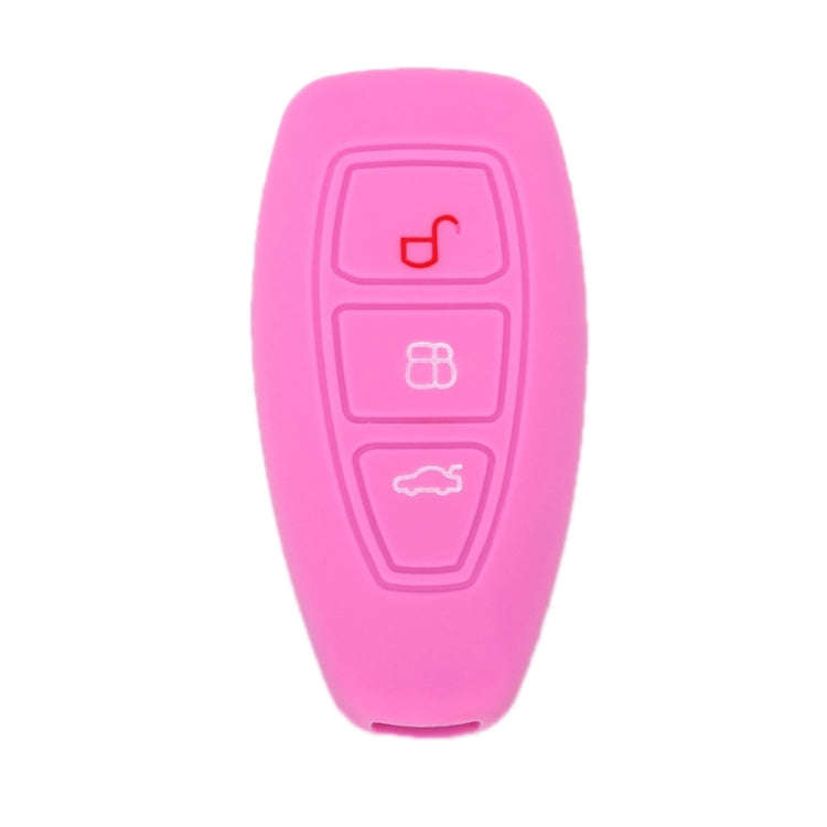 For Ford Focus/Mondeo 2pcs Folding Three-Button Key Protect Cover, Red, Pink, Orange, Yellow, Sky...