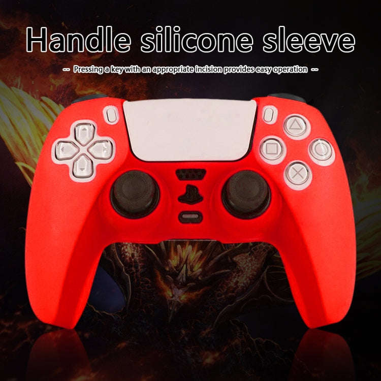For PS5 Controller Silicone Case Protective Cover, White, Black, Camouflage Blue, Camouflage Red,...