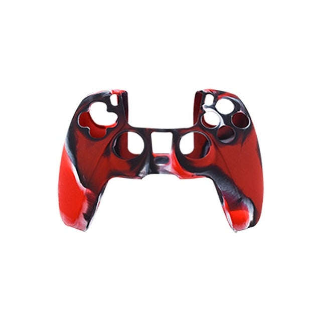 For PS5 Controller Silicone Case Protective Cover, White, Black, Camouflage Blue, Camouflage Red,...