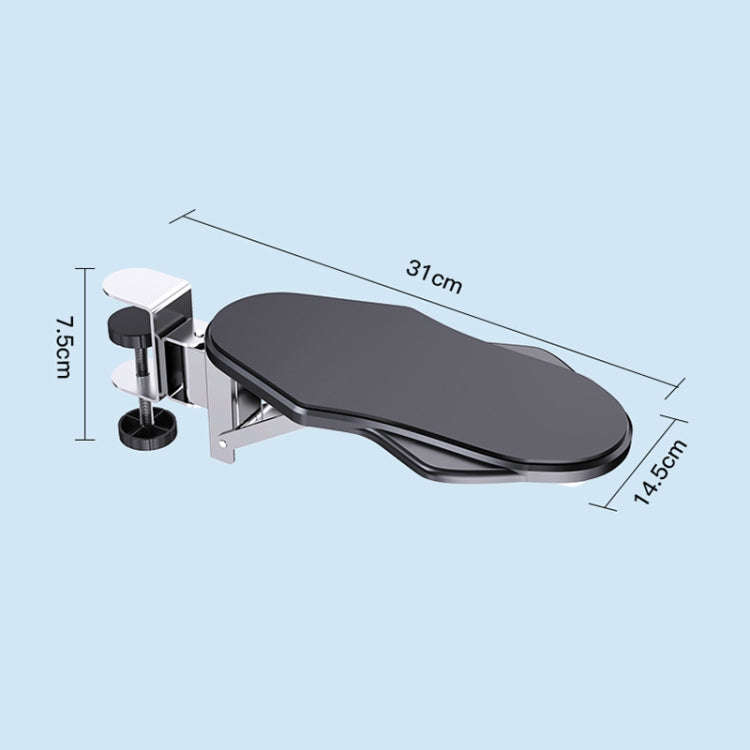 Punch-free Computer Desk Sponge Pad Hand Bracket Multifunctional Desk Elbow Rest, Basic, Folding,...