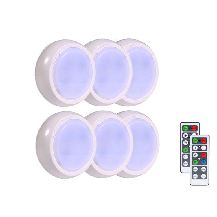 Ambience Pat Light Bedside Eye Protection Night Light, White Light Battery, RGBW Color Light Batt...