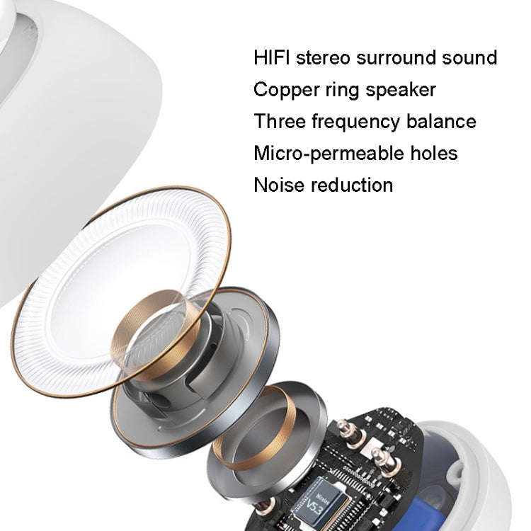 GD28 IPX4 Waterproof Single-ear Lightweight Clip Ear Bluetooth Earphone, GD28 Single Black, GD28 ...